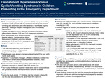 Cannabinoid Hyperemesis Versus Cyclic Vomiting Syndrome in Children Presenting to the Emergency Department