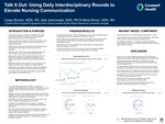 Talk It Out: Using Daily Interdisciplinary Rounds to Elevate Nursing Communication