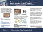 One Pulse at a Time: Exploring Spinal Cord Stimulator Anatomy to Enhance M1 Medical Education by Matthew Tufts, Sruthi Shriram, Arush Rao, Ariel Banks, Ragad Almsaddi, Gabrielle Abdelmessih, and Varna Taranikanti